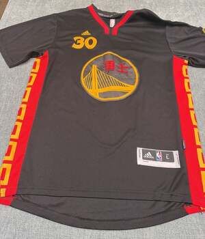 Adidas Golden State Warriors Curry 30 Chinese New Year Swingman Jersey Size L
